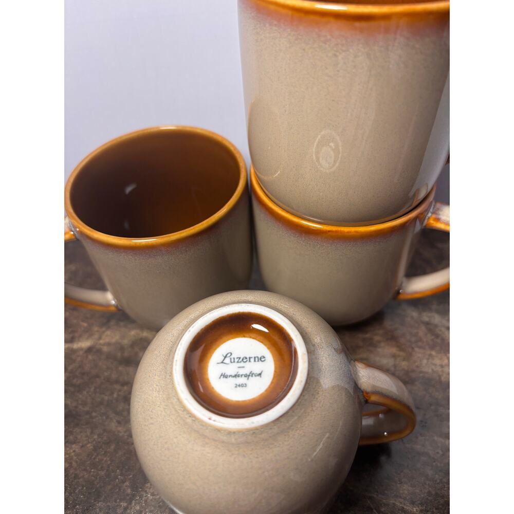 Luzerne 2403 Vintage Retired Ceramic Mugs in “Rustic” Collection.